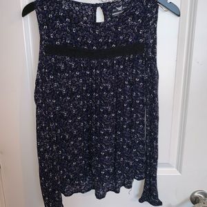 Open shoulder blouse